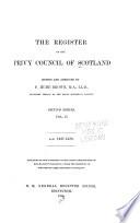 The Register of the Privy Council of Scotland