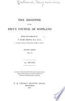 The Register of the Privy Council of Scotland