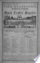 The Stationer, the Printer, and Fancy Trades' Register