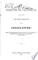 The Statutes of California