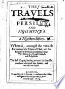 The Travels of Persiles and Sigismvunda