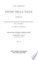The Travels of Pietro Della Valle in India