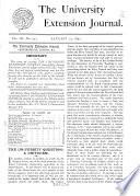 The University Extension Journal