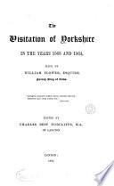 The visitation of Yorkshire in... 1563 and 1564, ed. by C. B. Norcliffe
