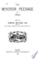 The Windsor Peerage for 1890-1894