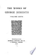 The Works of George Meredith: The tale of Chloe, and The house on the beach