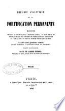 Théorie analytique de la fortification permanante
