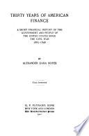 Thirty Years of American Finance