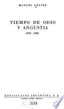 Tiempo de odio y angustia (1839-1840)