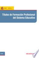 Títulos de formación profesional del sistema educativo
