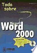 Todo sobre Microsoft Word 2000