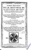 Tomo segundo de la Historia de la provincia del Santo Rosario de Filipinas, Iapon y China de la ... Orden de Predicadores