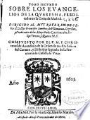 Tomo segundo sobre los Euangelios de la Quaresma, predicados en la Corte de Madrid ...