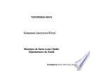 Toponimias maya kʼicheʼ de los departamentos de [name of departamento]: Sololá, Retalhuleu, Suchitepéquez y Quetzaltenango
