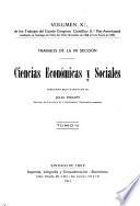 Trabajos del cuarto Congreso científico: (III. sección) Ciencias naturales, antropológicas y etnológicas, pub. bajo la dirección del Prof. C.E. Porter. t. I. 1911