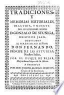 Tradiciones y memorias historiales, de la vida, y muerte del ilustrissimo señor D. Gonzalo de Stuñiga, Obispo de Jaen ...