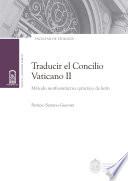 Traducir el Concilio Vaticano II