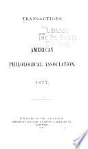 Transactions of the American Philological Association