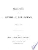 Transactions of the Institution of Naval Architects