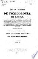 Tratado completo de tocsicologia: (Imp. de Manuel Alvarez)
