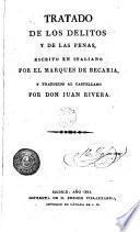 Tratado de de los detitos y de las penas