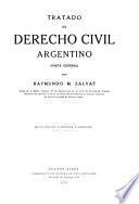 Tratado de derecho civil argentino (parte general)