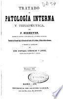 Tratado de patología interna y terapéutica