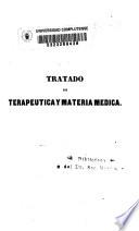 Tratado de terapéutica y materia medica