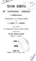 Tratado elemental de patología general y semeyología