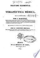 Tratado elemental de terapéutica médica