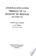 Treballs de la Societat de biología