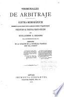 Tribunales de arbitraje