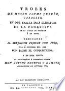Trobes de Mosen Jaume Febrér