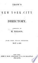 Trow's New York City Directory