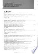 Turkish Journal of Agriculture & Forestry