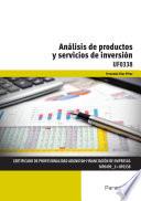 UF0338 - Análisis de productos y servicios de inversión