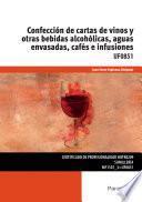 UF0851 - Confección de cartas de vinos y otras bebidas alcohólicas, aguas envasadas, cafés e infusiones
