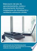 UF0906 - Elaboración del plan de aprovisionamiento, costes y documentación técnica en instalaciones de climatización y ventilación