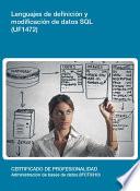 UF1472 - Lenguajes de definición y modificación de datos SQL