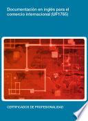 UF1765 - Documentación en inglés para el comercio internacional