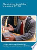 UF1783 - Plan e informes de marketing internacional.