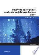 UF2177 - Desarrollo de programas en el entorno de la base de datos