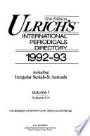 Ulrich's Periodicals Directory