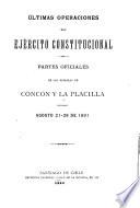 Últimas operaciones del Ejército Constitucional