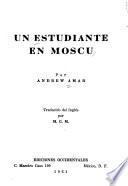 Un estudiante en Moscu