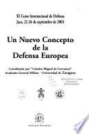 Un nuevo concepto de la defensa europea