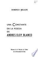 Una constante en la poesía de Andrés Eloy Blanco