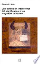 Una definición intensional del significado en los lenguajes naturales