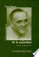 Una Teoria General de la Autoridad