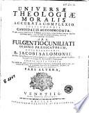 Universae theologiae moralis, 2